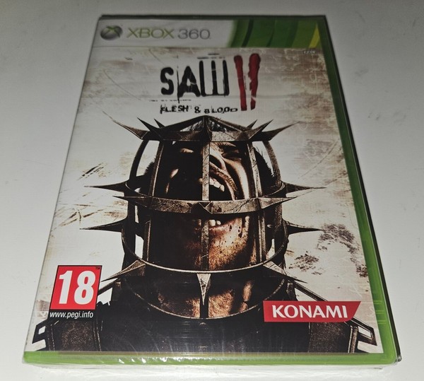 SAW II XBOX360 NUEVO PRECINTADO NEW SEALED PAL ESPAÑA MINT RARE KONAMI XBOX 360