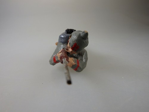 Massa soldato tedesco sdraiato che spara intorno/dal 1910 (62056) - Foto 3 di 5