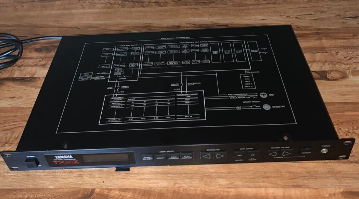 YAMAHA TX81Z FMトーンジェネレーター YAMAHA TX81Z FM Sound Source Synthesizer FM Tone Generator
