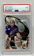 1996-97 Flair Hot Gloves #3 Jim Carey PSA 9 Washington Capitals POP 2