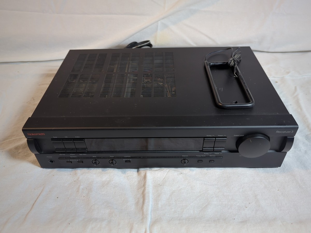 30：Nakamichi Receiver3　ナカミチ　レシーバー3　ジャンク NAKAMICHI RECEIVER 3 STEREO RECEIVER - NO REMOTE - Left