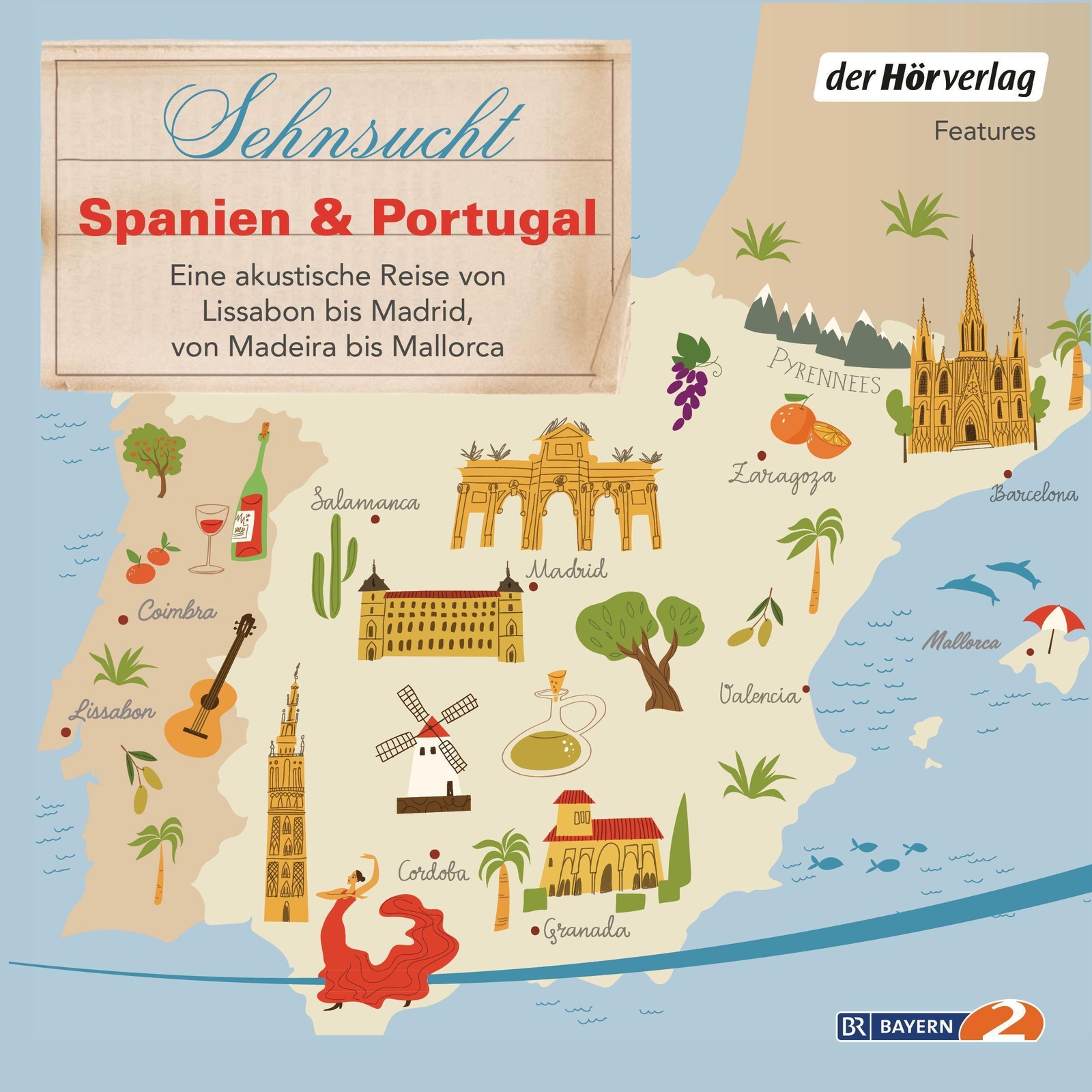 Thumbnail - Sehnsucht Spanien & Portugal | Till Ottlitz | Audio-cd | 4 Audio-cds |