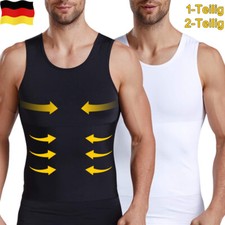 Herren Mieder Unterhemd Bauchweg Kompression ...