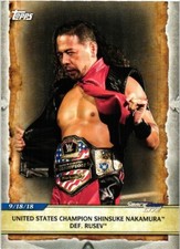 Shinsuke Nakamura 2020 Topps Smackdown Live Wrestling Card