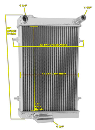 Radiador Alliant de 2 filas todo aluminio para Triumph Spitfire 1979-80 - Imagen 3 de 7