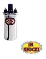 Pertronix 45001 - .6 OHM 45,000 Volts Oil Filled Canister Coil - Chrome