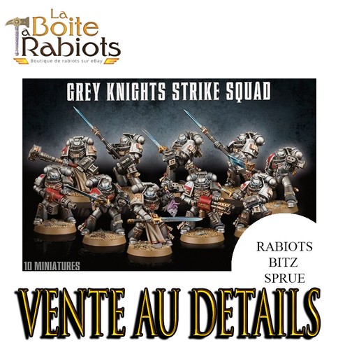 Warhammer 40000 Grey Knights Vente au détails Rabiots Bitz Sprue - Photo 1/56