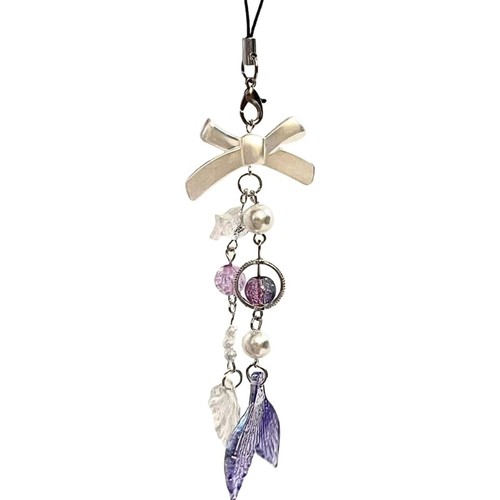 Chic Handmade Beaded Phone Tassels Sturdy Acrylic Fish Tail Designs Phone Chain - Zdjęcie 11 z 17