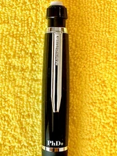 Paper Mate PhD Pencils ..7mm Rare Black and Chrome-Back to School Special!