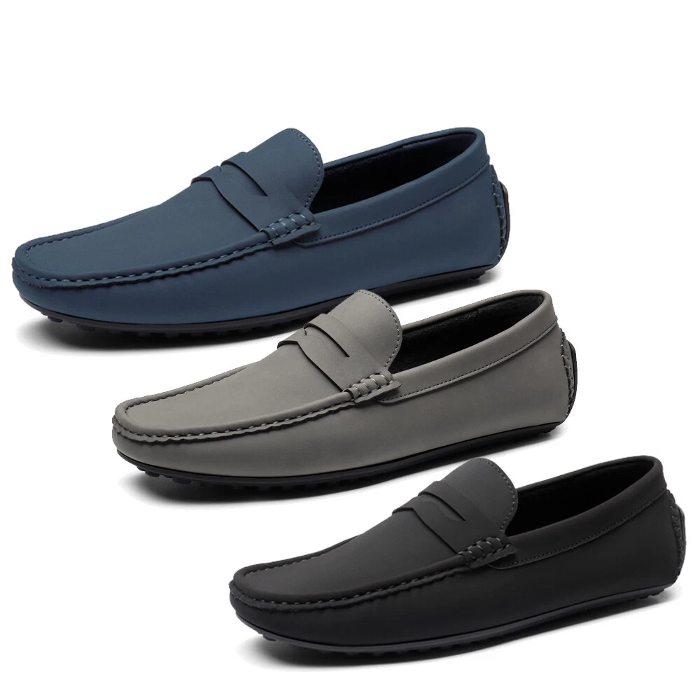 Men's Slip-on Penny Loafers Suede Leather Driving Casual Lightweight Shoes US
Opens in a new window