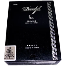 Davidoff Escurio Corona Gorda Empty Wooden Cigar Box 6.5" x 5" x 2"