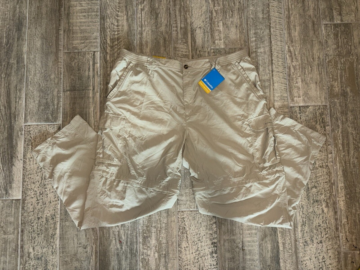 NWT COLUMBIA Sportswear Insect Blocker Men's Nylon Zip Knee Pants