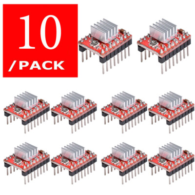 10Pcs A4988 Stepper Motor Driver Module for 3D Printer RepRap StepStick Arduino