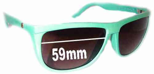 SFx Replacement Sunglass Lenses fits Electric Tonette - 59mm Wide - Picture 1 of 10