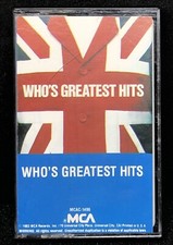 Vintage Cassette Tape The Who's Greatest Hits 1983 MCA Records Rock Band HOF