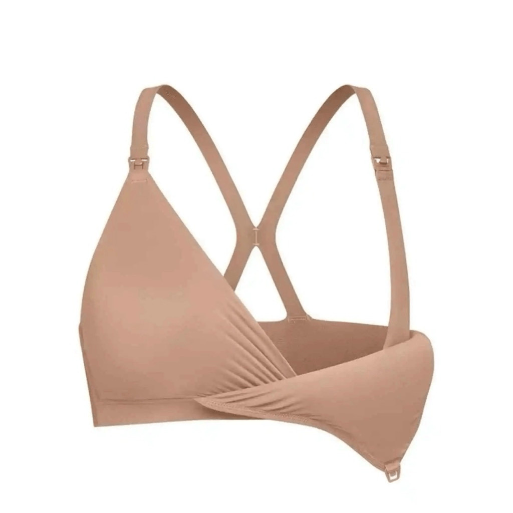 SPANX BraLlelujah Mama Nursing Bra Tan Size XL Gem