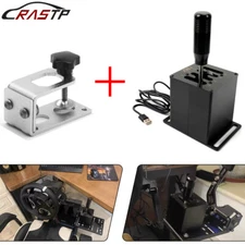 USB H Shifter / Clamp For Thrustmaster Logitech Steering Wheel SIM Racing Game