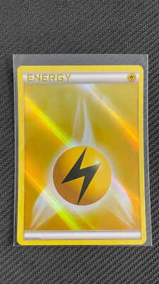 1x Basic Lightning Energy HOLO REVERSE 2013 Style Pokemon TCG Card