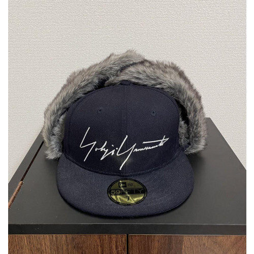 YOHJI YAMAMOTO×NEW ERA 59FIFTY Dog Ear New Era Yohji Yamamoto 59FIFTY Dog Ear YY LOGO Cap _