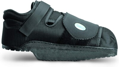 HeelWedge Black Post-Op Shoe Medium