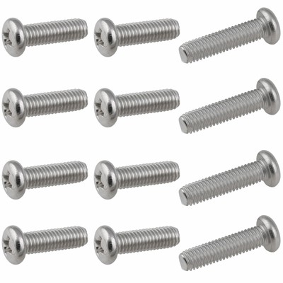 M1 M1.2 M1.4 M1.6 Machine Screw Round Head Phillips Screws 304 A2-70 Stainless