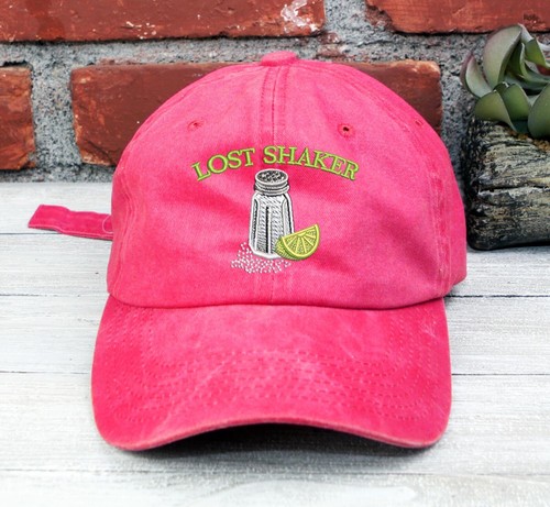 LOST SHAKER OF SALT DAD HAT PARROT HEAD MARGARITA AND LIME PARADISE VACATION - Picture 3 of 13