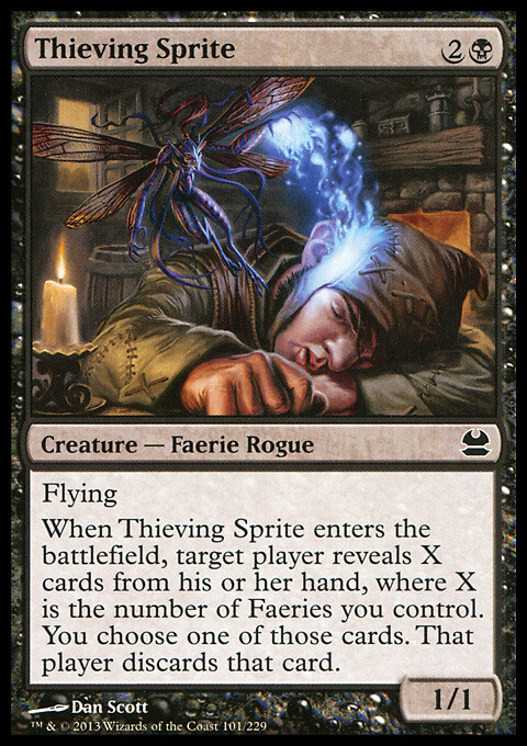 MTG Magic the Gathering Thieving Sprite (101/245) Modern Masters LP