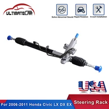 Power Steering Rack & Pinion For 2006-2011 Honda Civic LX EX Except Hybrid & SI