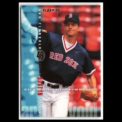 Gar Finnvold #29 1995 Fleer Boston Red Sox Baseball Card MLB NM