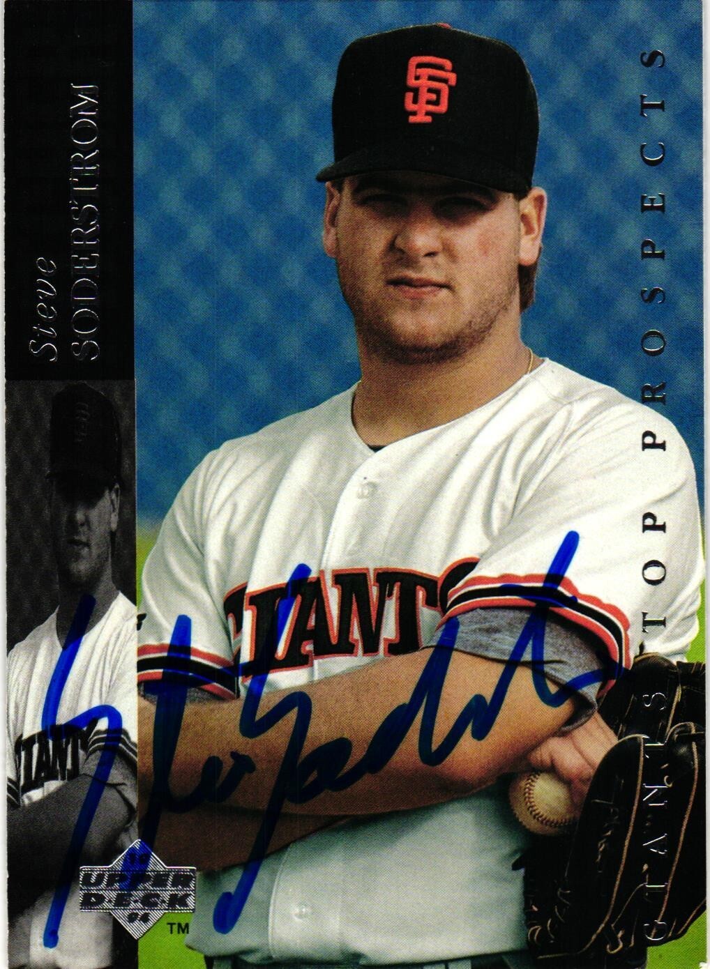 Steve Soderstrom Signed 1994 Upper Deck #189 Minor League GIants Card AUTO