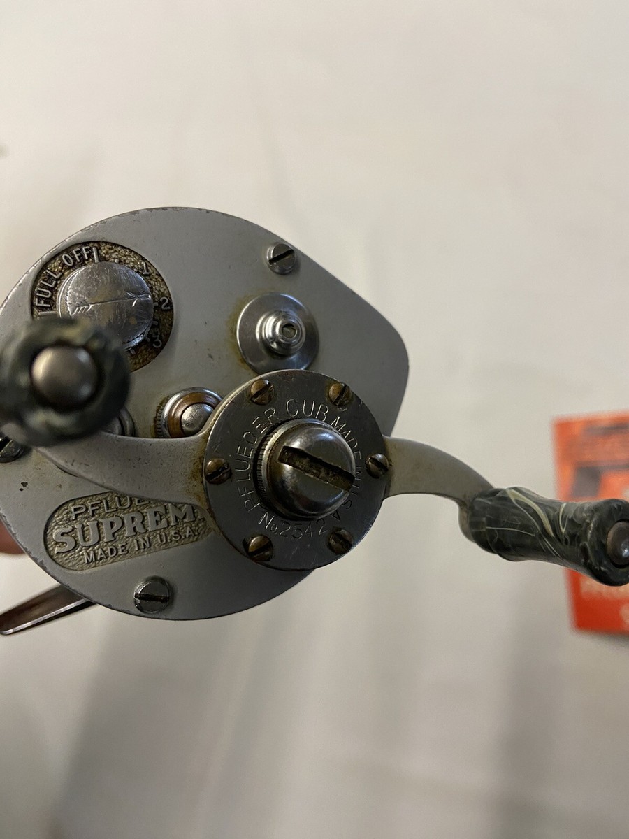【 PFLUEGER SUPREME model 1576 】 Pflueger SUPREME No.#1576 Freespool Star Drag with Anti