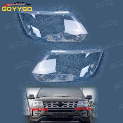 Front Auto Scheinwerfer Linse Abdeckung Shell für Ford Explorer 2016 2017 2018