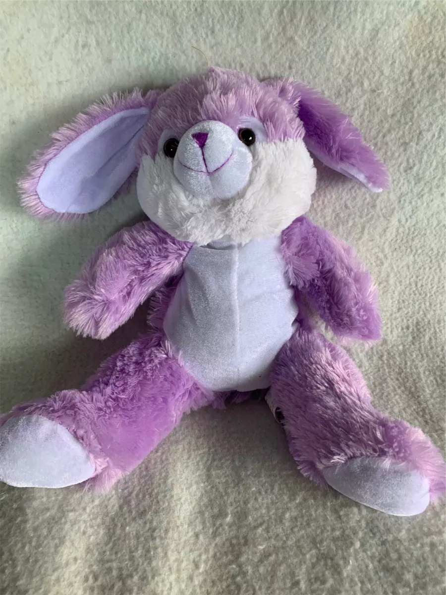 Kellytoy Plush Bunny Rabbit Easter Toy Purple White 16