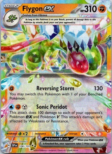 Flygon ex 106/191 Double Rare Surging Sparks Holo NM