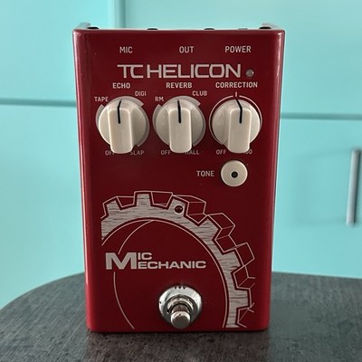 TC Helicon Mikrofon Mechaniker 2 Hall Echo Tonhöhenkorrektur Gesang Stimme Effektpedal