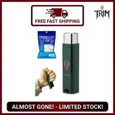 Green Portable Floss Pick Dispenser with 100 Refill Floss Picks Travel Case