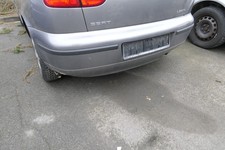 Seat Leon 1M Stoßstange Heckstoßstange hinten grau LS7U