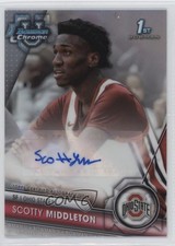2023 Bowman U Chrome Prospect Refractor /250 Scotty Middleton #BCPA-SM Auto 3hd
