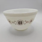 Vtg Pyrex Town & Country Brown Print 5.5" Small Mixing Bowl 401  1.5 Pnt Antique