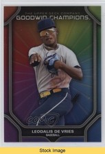 2024 Goodwin Champions Platinum Rainbow Color Wheel Leo De Vries #P24 READ 1o5v