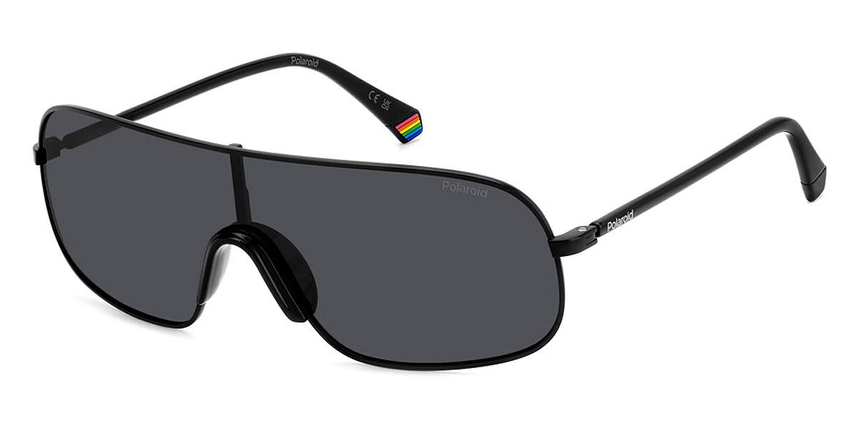 Polaroid PLD 6222/S Unisex Sunglasses Matte Black 99mm New & Authentic