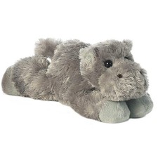 Aurora Mini Flopsie Howie the Hippo 8-Inch Animal Plush