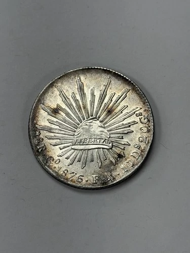 1876 Mexico 8 Reales — photo from the most recent tracked eBay sale