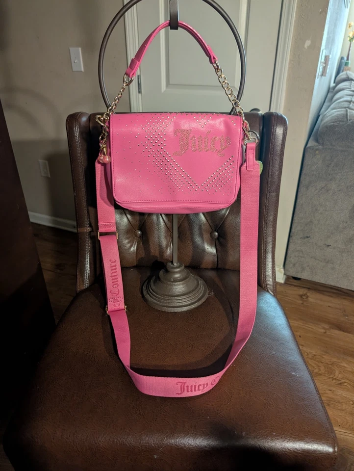 Juicy Couture Lot Crossbody Backpack Fanny Pack Cardholder Makeup Bag - Image 2 of 4