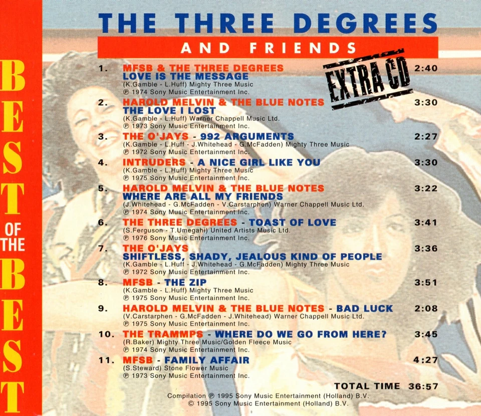 The Three Degrees And Friends (Compilation 2 CD-Album Columbia 480579 9) 1995 - Bild 3 von 3