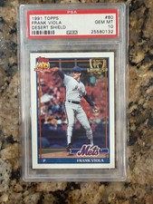 1991 Topps Desert Shield #60 Frank Viola PSA 10 GEM MT POP 13 Mets