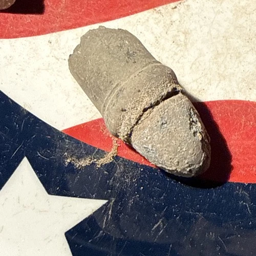 Dug Civil War 💥 🇺🇸 💣 Burnsides Bullet W Partial Casing