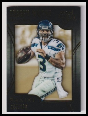 Russell Wilson 2015 Panini Black Gold #46 #/199 (READ)