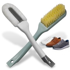Shoe Cleaning Brush Set of 2 - Soft Bristle Shoes Scrubber with Handle, Shoes...