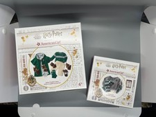NUEVO Juegos de Quidditch y Uniforme American Girl Harry Potter Slytherin para Muñeca de 18"